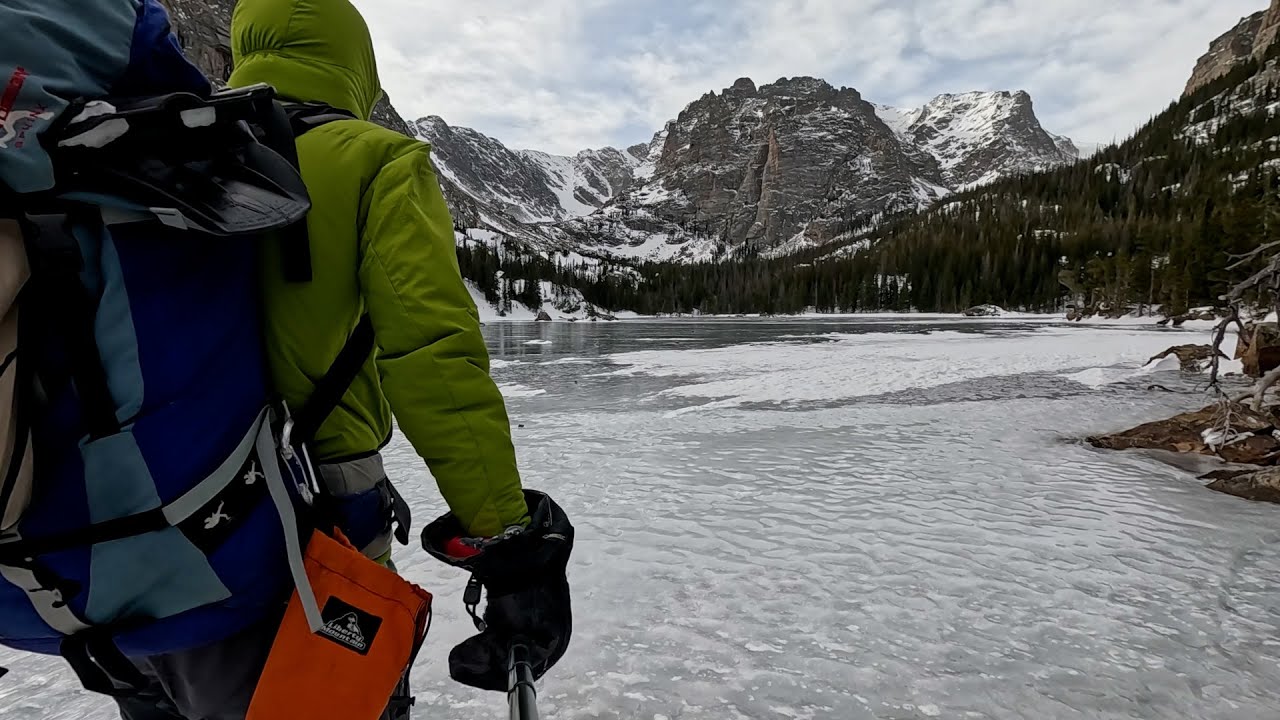 The Loch Vale Trail Conditions Report for the Week of January 12, 2026