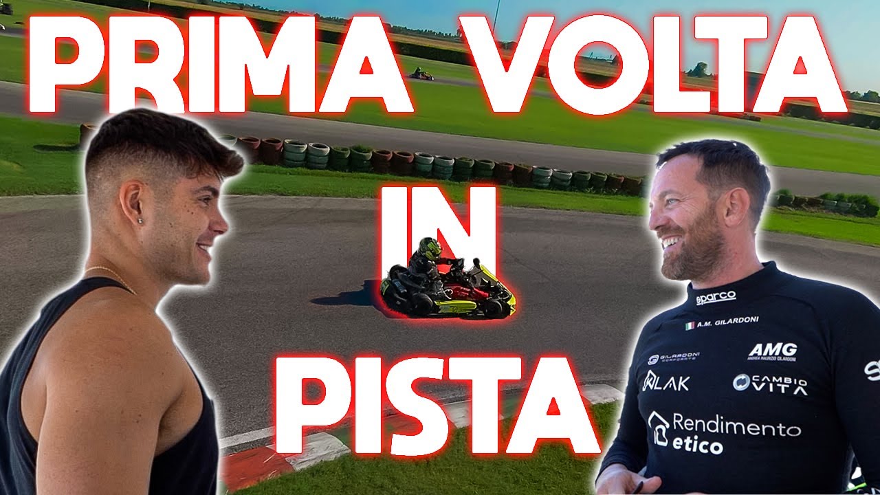 La prima volta di ALE DELLAGIUSTA ! (sui KART)