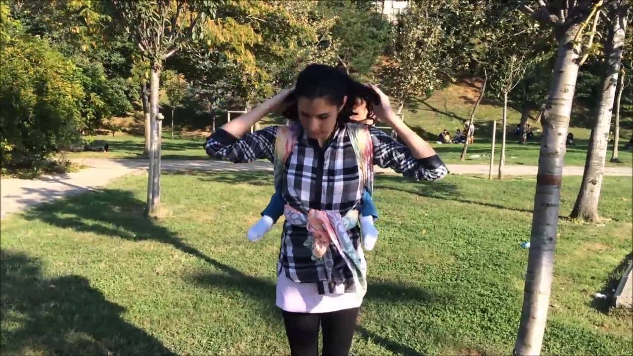 BabyWearing - Sırta Bağlama (Ters Bağlama)