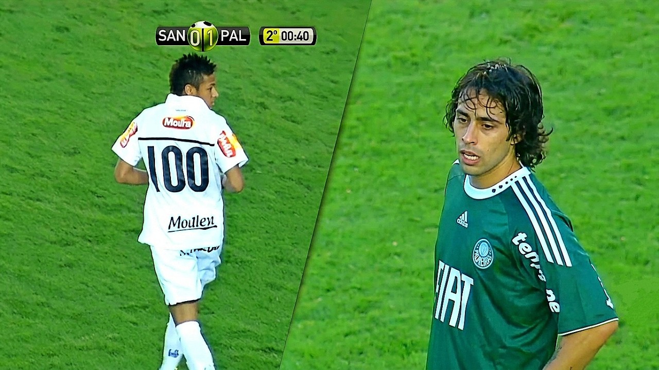 Neymar Jr y Valdivia Demostrando su Magia en 2010...