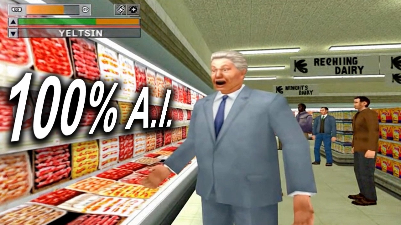 History of Capitalism as a Dreamcast Game (A.I. Video)