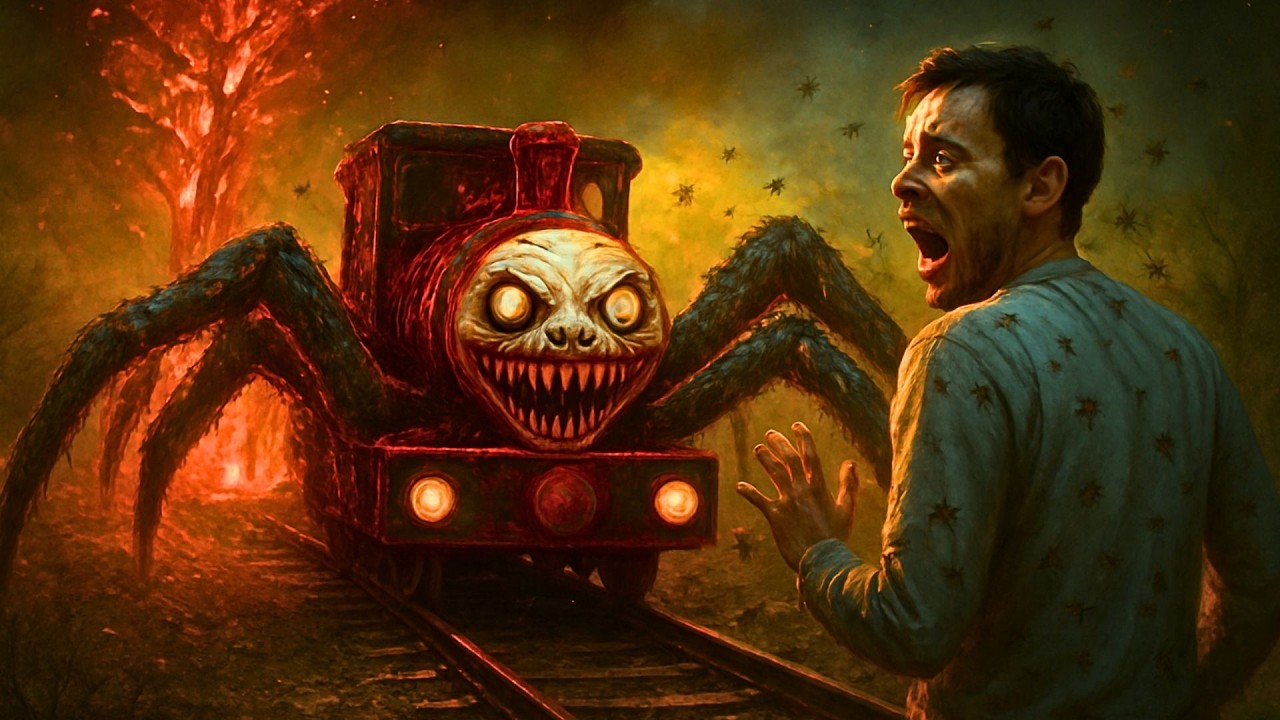 LIVE🛑..!! AGGRESSIVE CHOO CHARLES Live SPIDER TRAIN Gameplay | GamerAJ