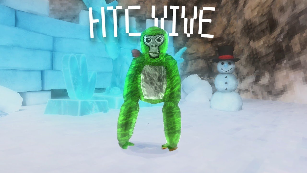 Running COMPETETIVE lobbies on HTC VIVE... (gorilla tag video)