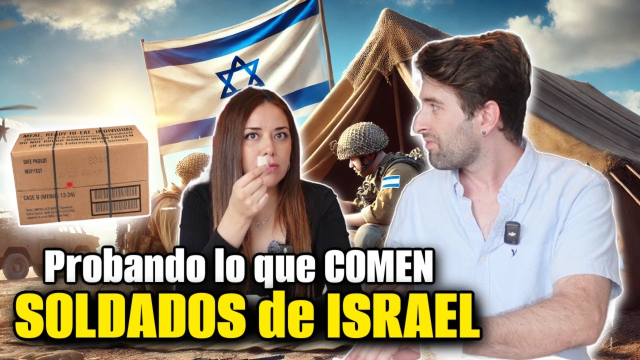 Probando la Comida que reciben los SOLDADOS en ISRAEL 😱📦 ¿Qué incluyen las raciones militares? 🪖