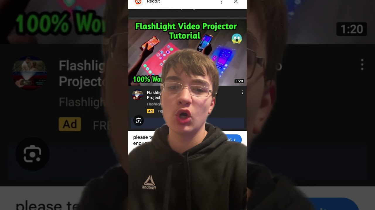 Flashlight Projector? #techtok #tech
