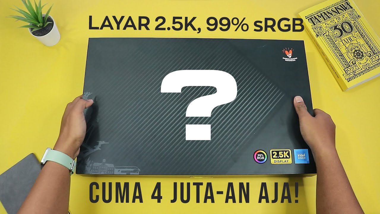 CUMA 4 JUTA-AN, DAPET LAPTOP LAYAR 2.5K DAN 99% sRGB?! -  UNBOXING: AXIOO MYBOOK SAGA 4