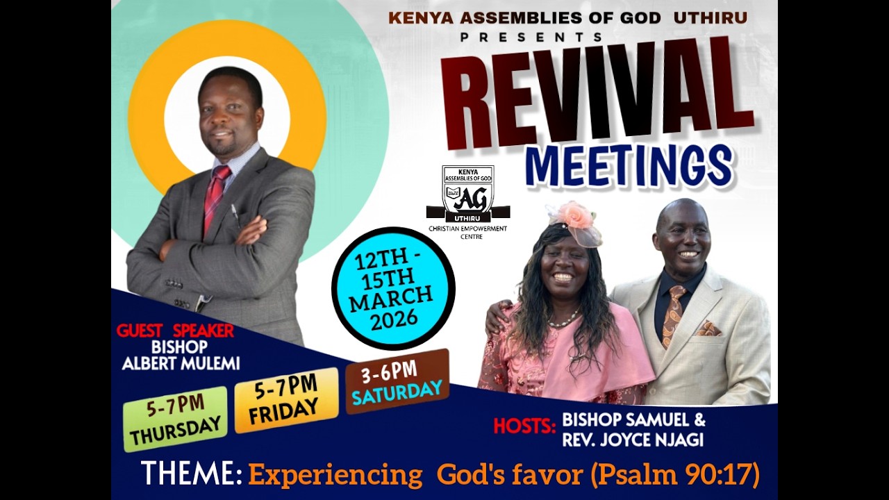 WELCOME TO OUR 1ST SERVICE 8TH MARCH 2026:TOPIC: PRAYER BY PST SAMMY BARAKA