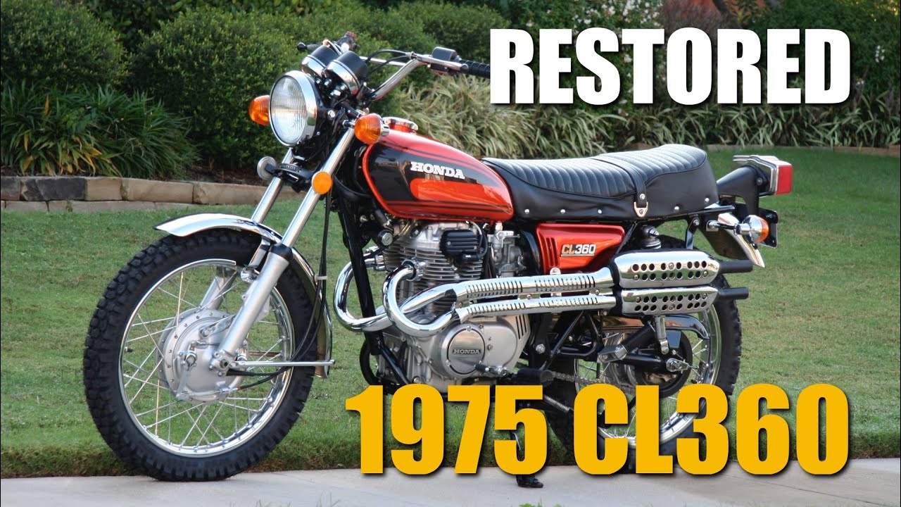 1975 Honda CL360 Scramblers FULL Restoration | Cruiseman's Garage