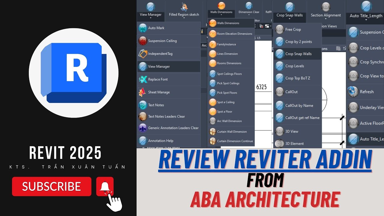 Vẽ Revit kiến trúc nhanh như vẽ Autocad với bộ Plugin Reviter