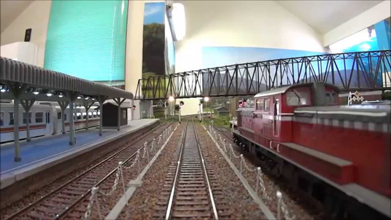 HOレイアウト展望ビデオ ①下り線からの風景