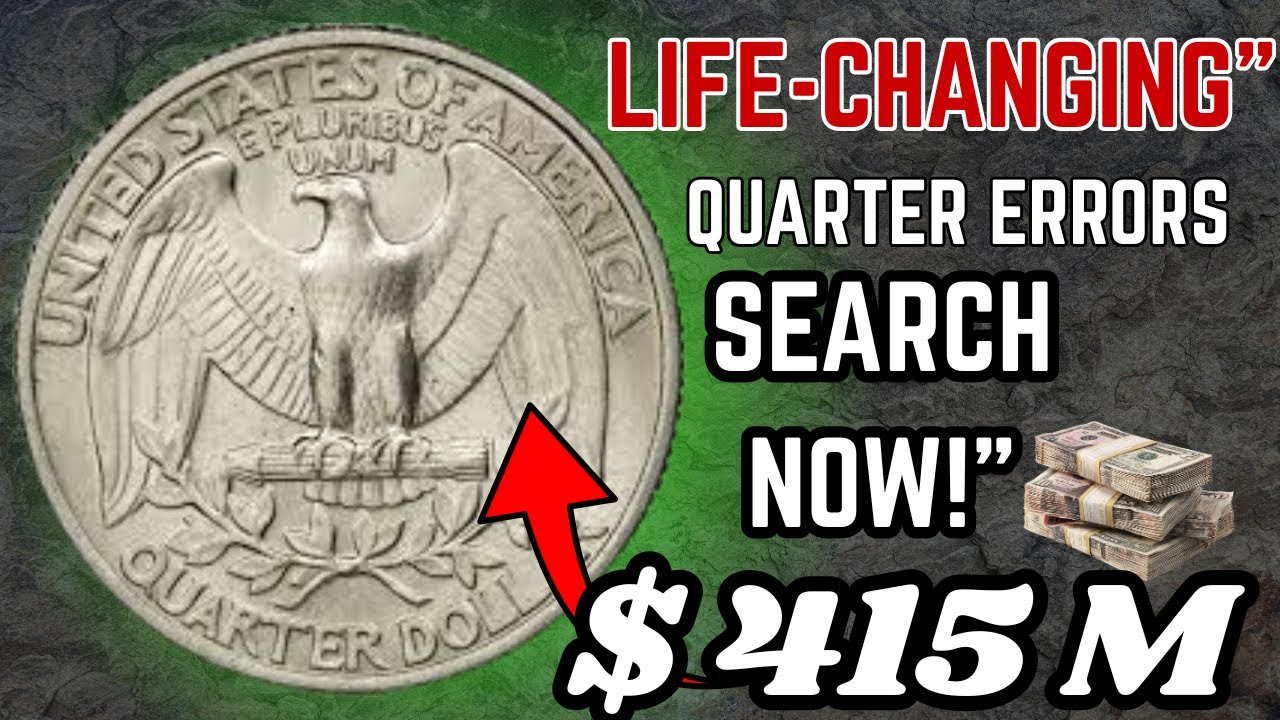 JACKPOT QUARTERS! These Error Coins Are Worth A FORTUNE - Still In Circulation!