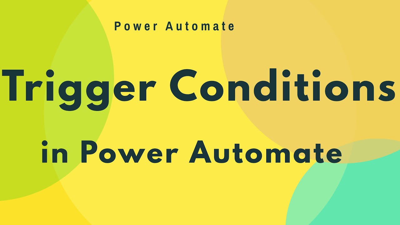 How to set Microsoft Power Automate Trigger Conditions | Trigger Condition in MS Flow
