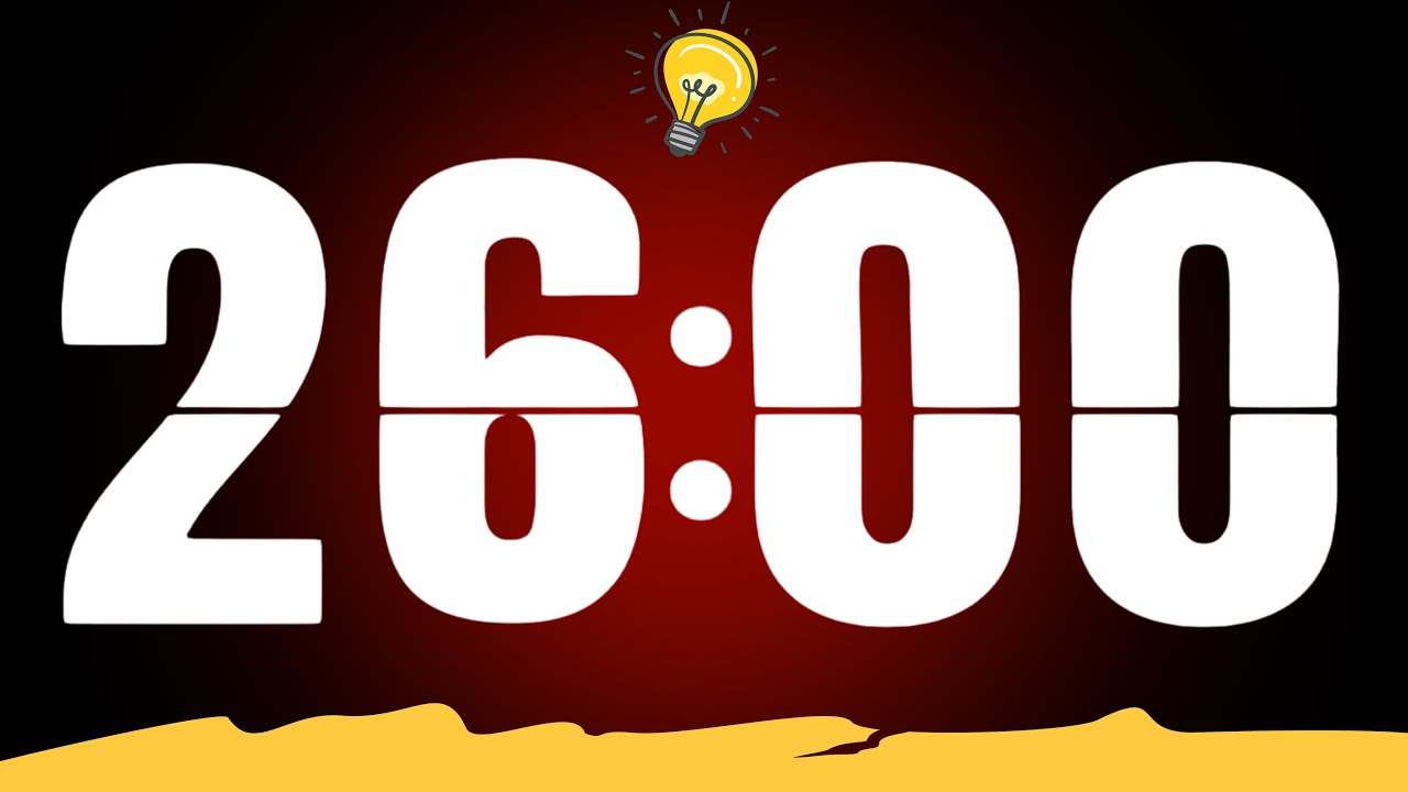 26 minutes timer 🔥