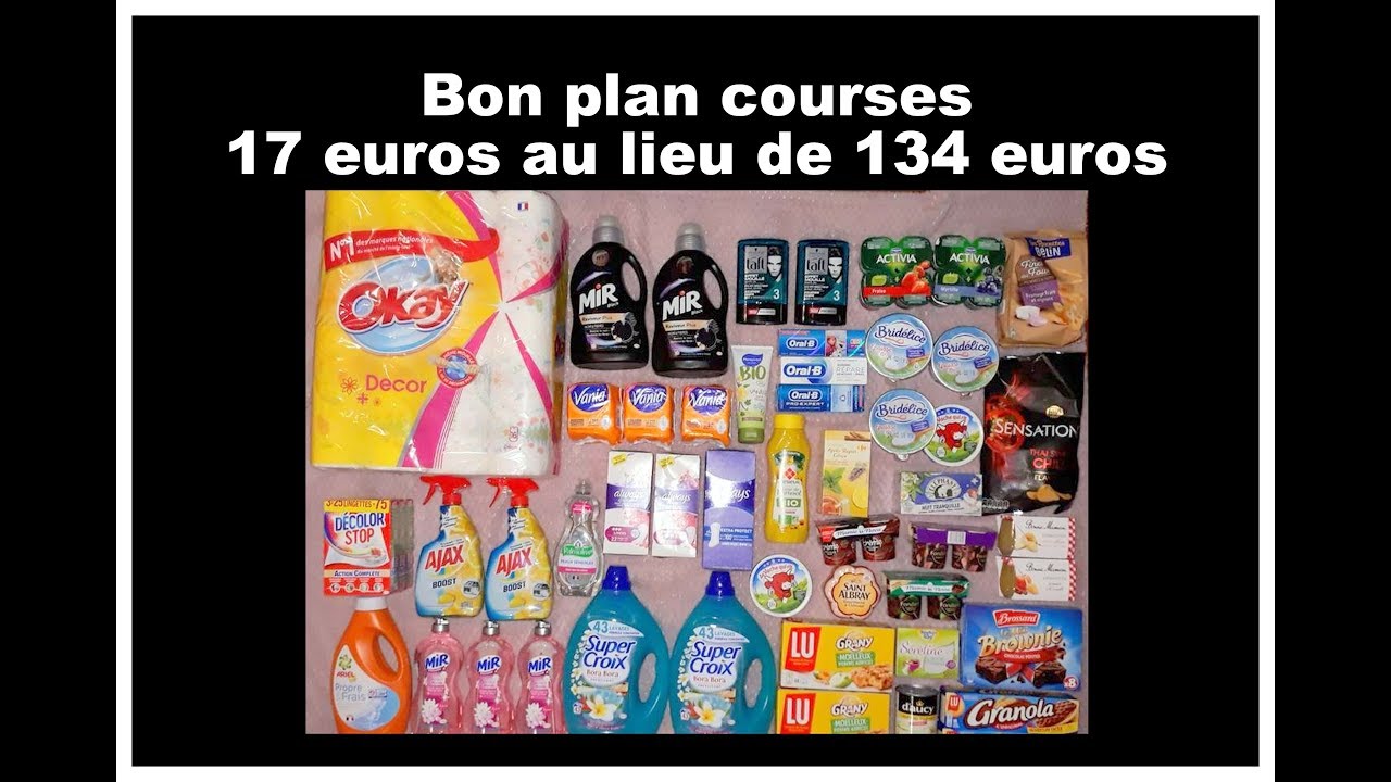 💶 Bon plan courses 💶  17€  AU LIEU DE 134 € 💶 RETOUR DE COURSES OPTIMISATION