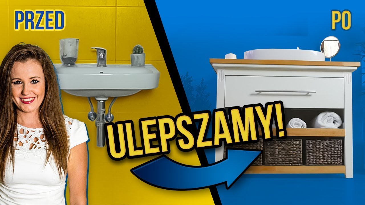 SZAFKA POD UMYWALKĘ Z KOMODY *metamorfoza łazienki