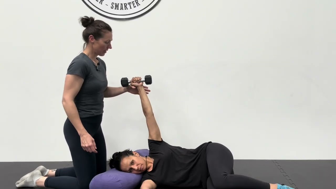 Side Lying Powell Raise | Shoulders | HEALTHY SOCIETY EXERCISES 