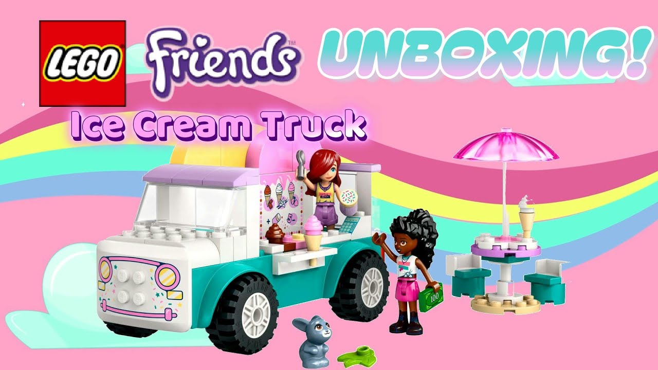 LEGO Friends Ice Cream Truck unboxing and assembly!