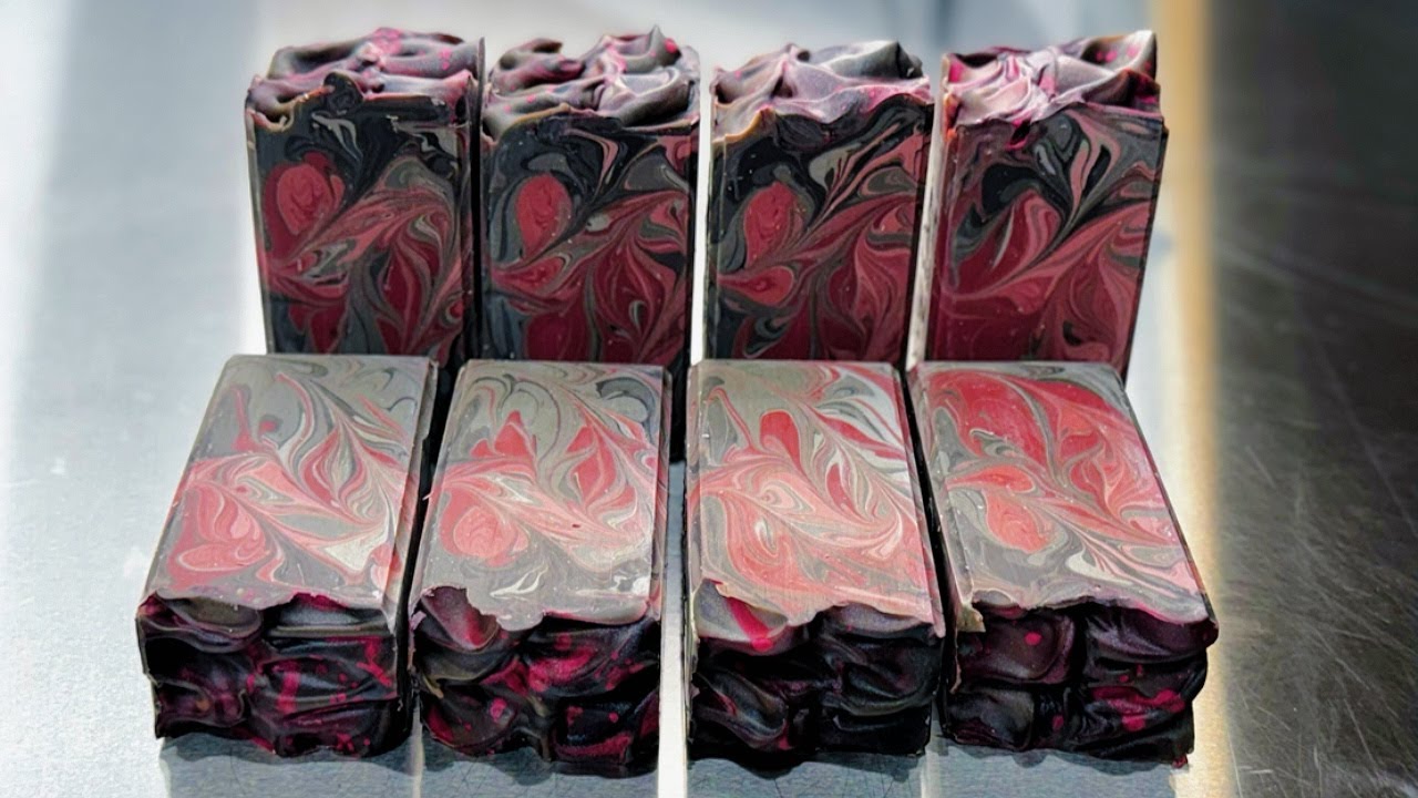 Making Dragon’s Blood Cold Process Soap