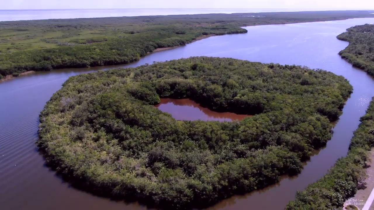 Aerial View of South Gulf Cove in Florida 4K