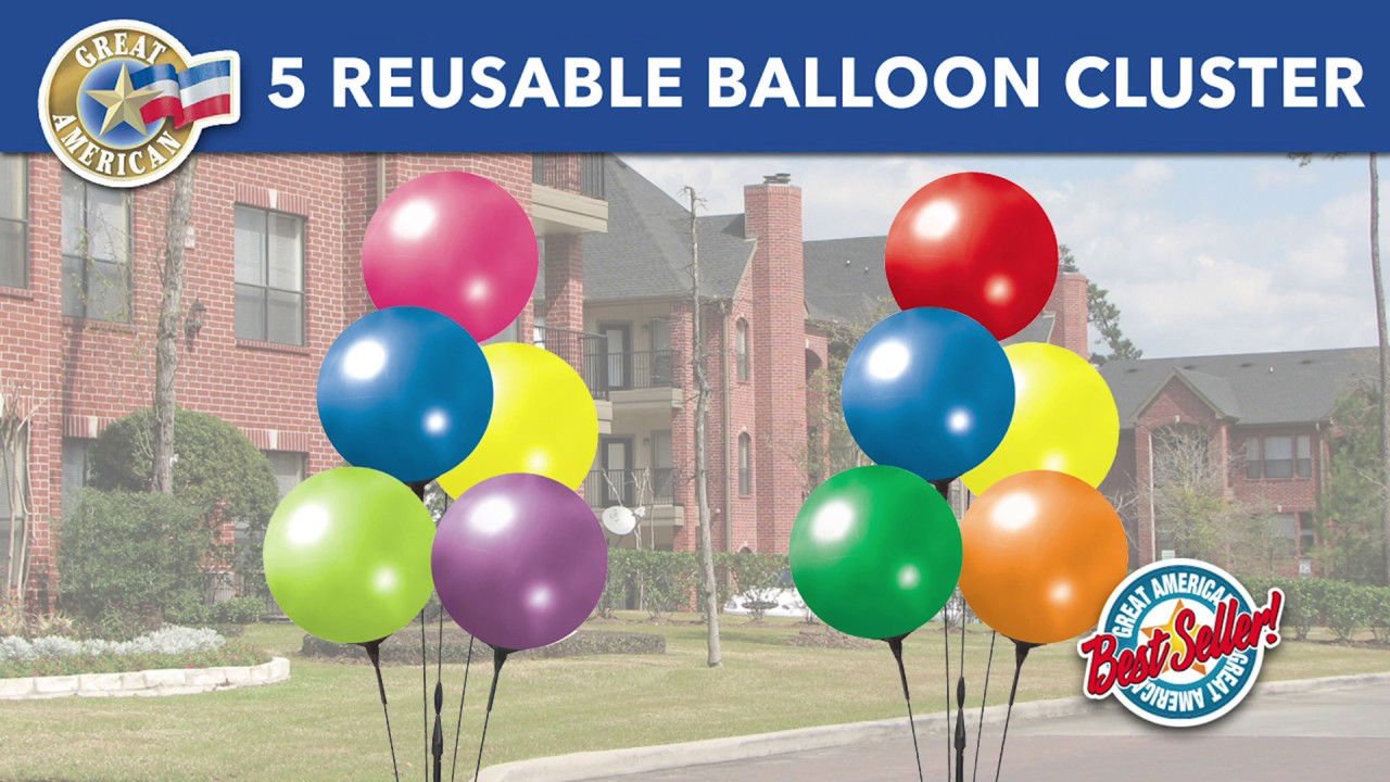 How to Assemble a Reusable Balloon Cluster