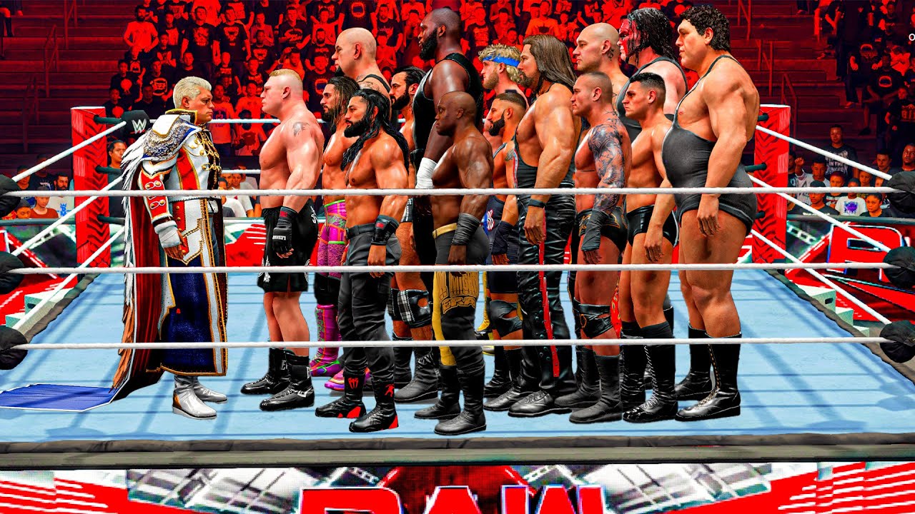 Can Cody Rhodes Survive The 30 Man Gauntlet Match In WWE2K24!
