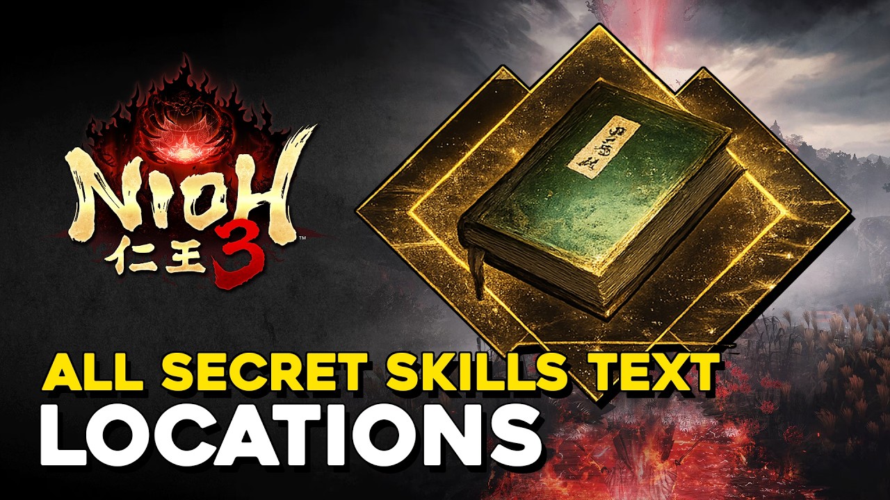 Nioh 3 All Secret Skills Text Locations