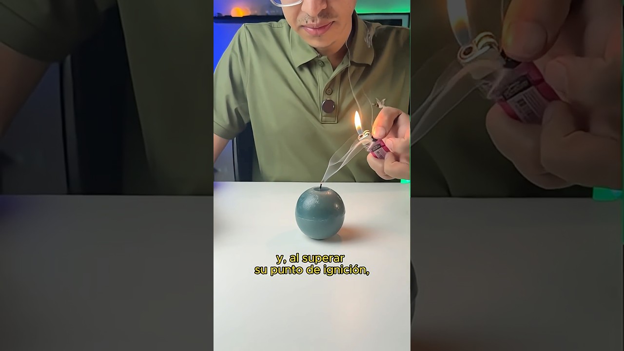 Experimento: Encendiendo una vela con humo