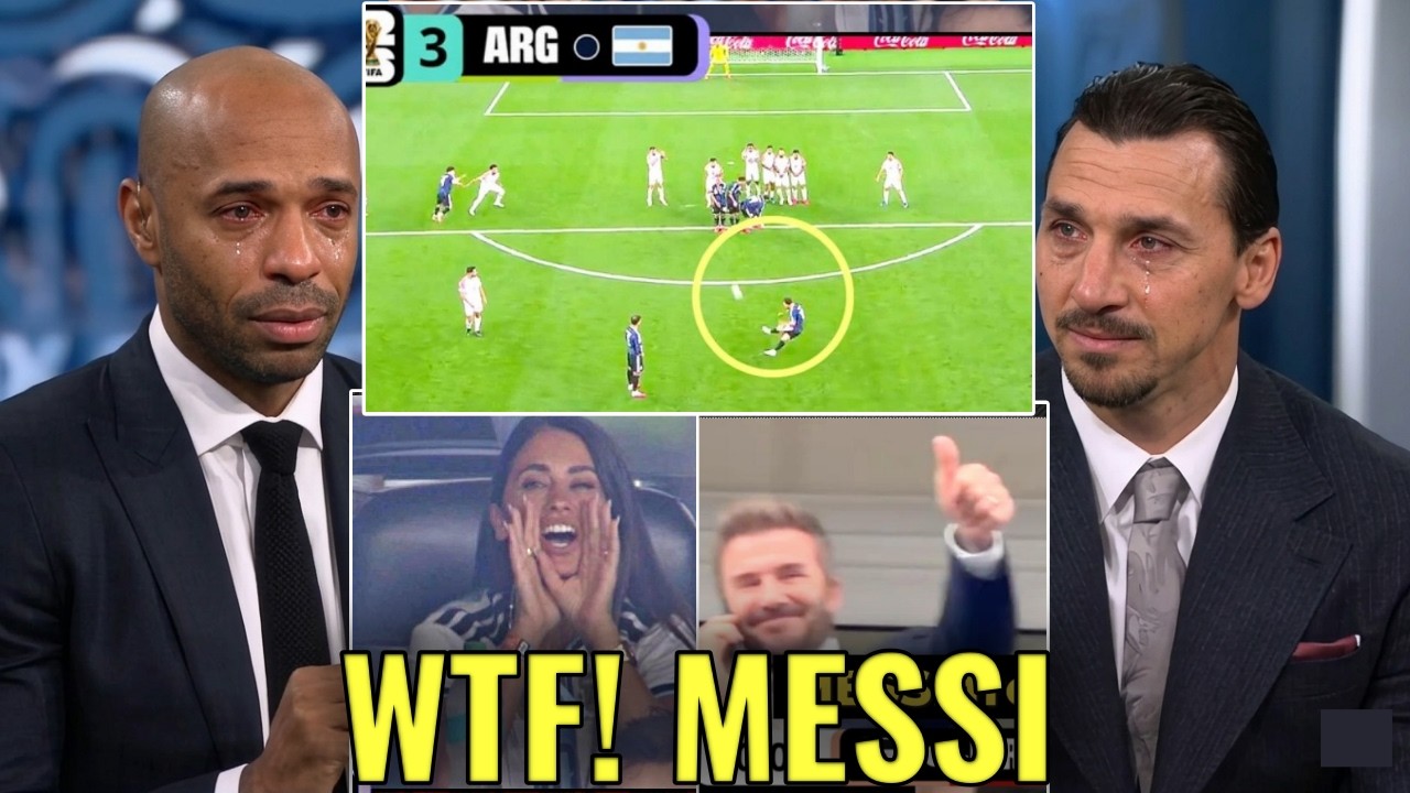 Messi STUNS Beckham, Thierry Henry & Zlatan with a Brilliant Free-Kick Goal Against Jordan