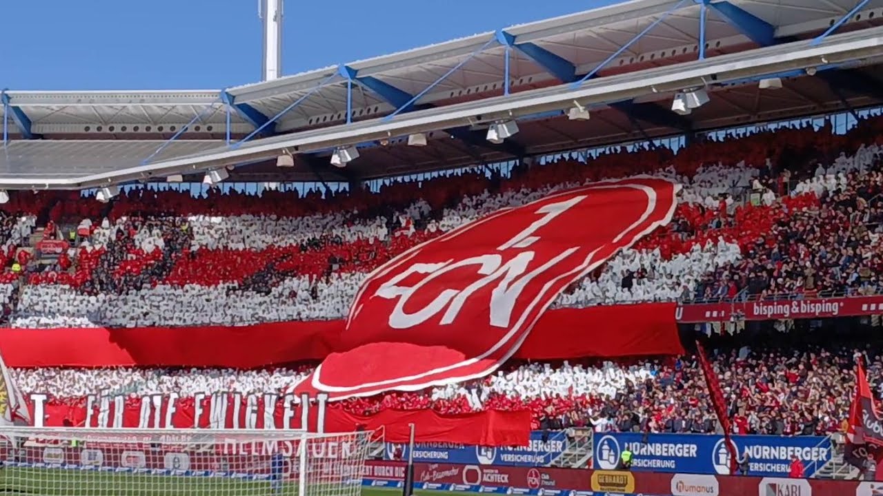 Heimspiel Derby FCN Nürnberg gegen SpVgg Greuther Fürth - So 16.03.2025 Show und Choreografie Ultras