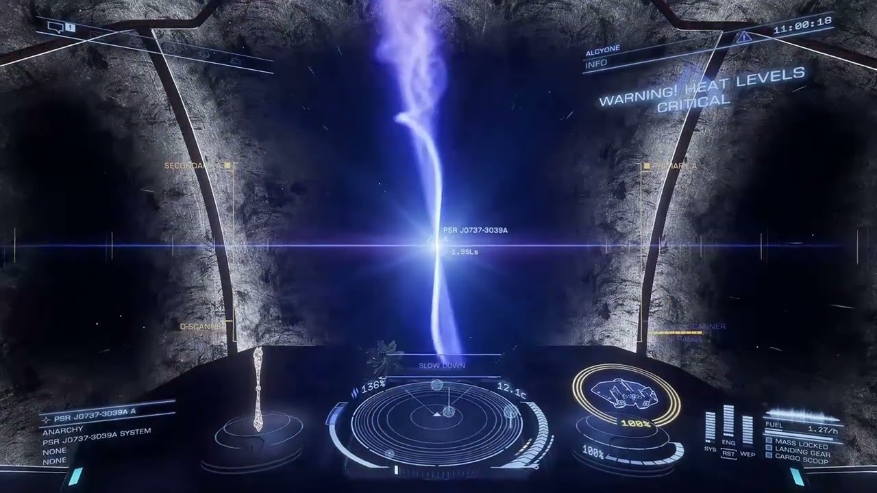 309KM - Shortest hyperspace jump in Elite Dangerous (Martha's Pulsars)