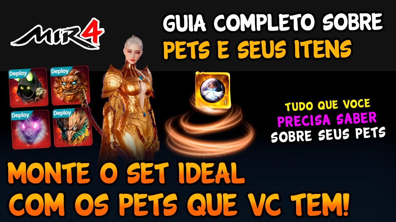 MIR4 - QUAIS PETS E ITENS DE PET UTILIZAR (COMPLETO 2023)