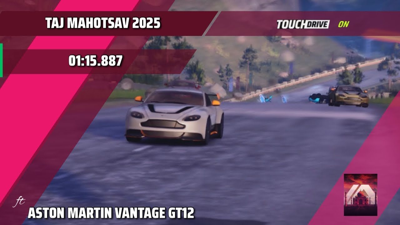 Asphalt Legends | Taj Mahotsav 2025 | ft. Aston Martin Vantage GT12 | Frozen Route