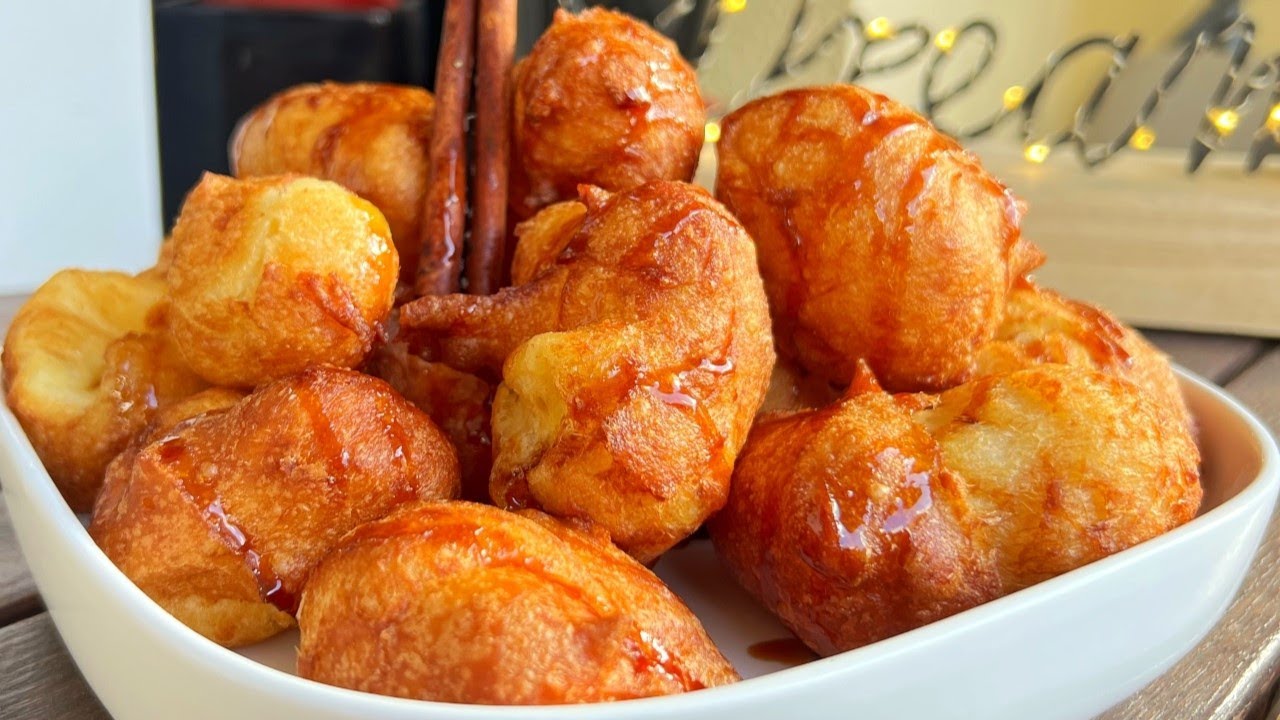 Sonhos  Madeirenses | Portuguese donuts recipe 