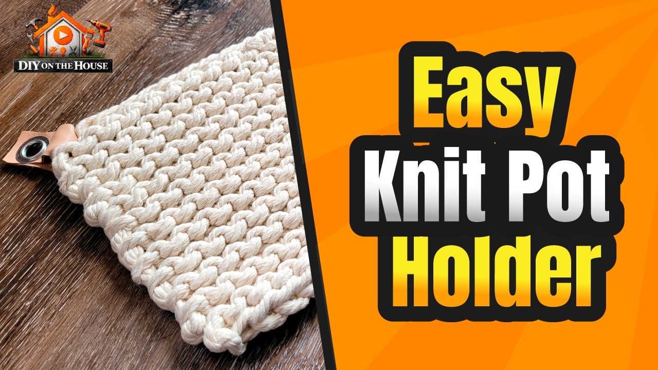 Chunky Potholder Pattern | Knitted Potholder Pattern