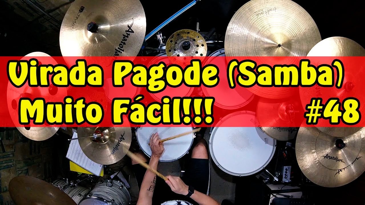VIRADA PAGODE (SAMBA) MUITO FÁCIL!!! #48