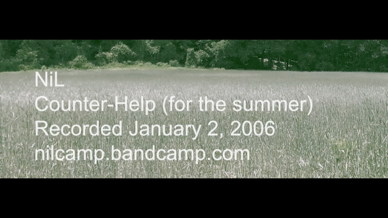 NiL &bull; Counter Help (for the summer)