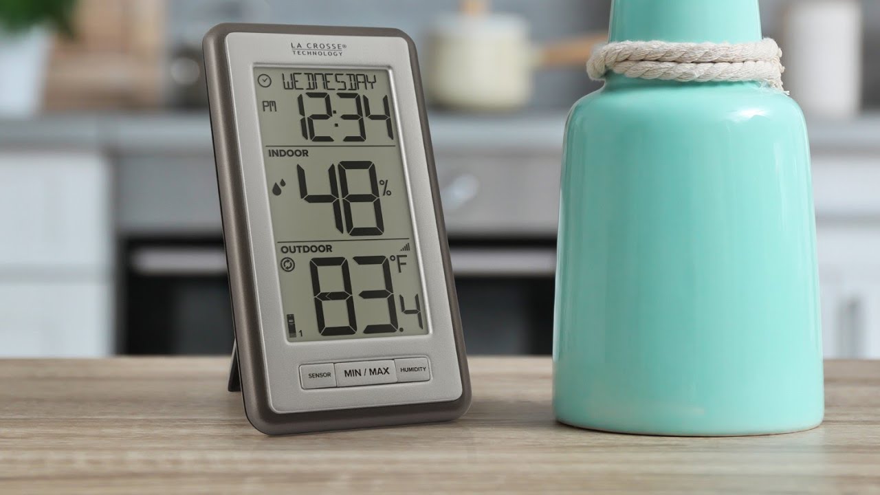 🕛🌡️🔋 Аккумулятор и настройка - Цифровая беспроводная метеостанция La Crosse Technology - Модель: ...