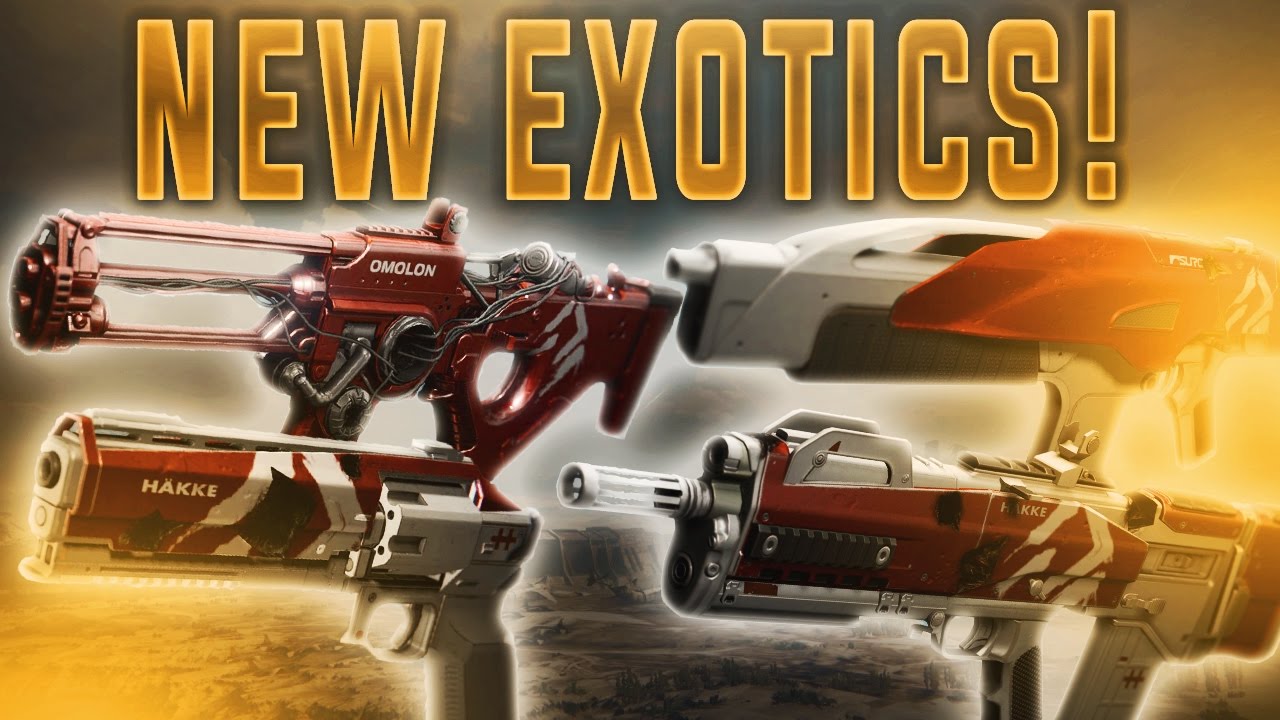 Destiny WRATH OF THE MACHINE EXOTIC ELEMENTAL PRIMARY WEAPONS! (Loot Haul & Weapon Tests).