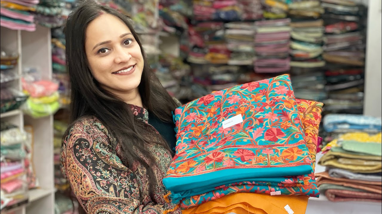इस सीजन का लास्ट कश्मीरी सूट😍 Kashmiri suit and cotton suit collection Booking no-9557309566 #viral
