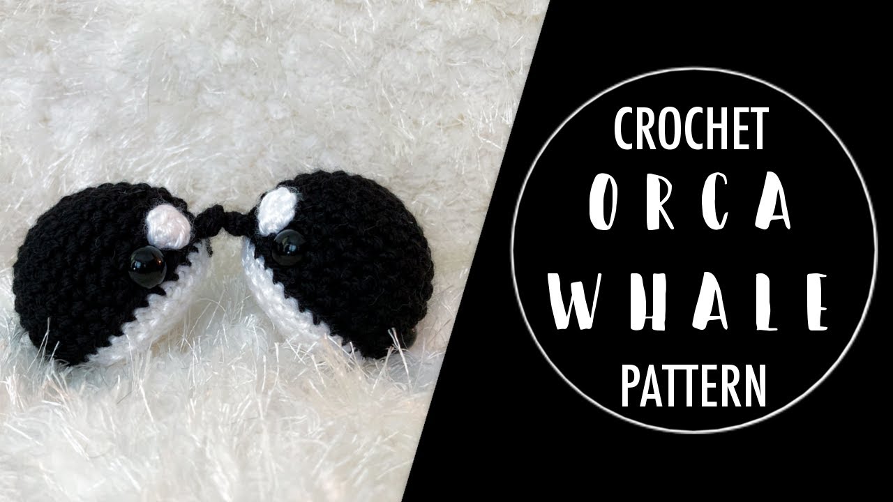 Crochet With Me | Orca Mama and Baby Whale Stuffed Amigurumi