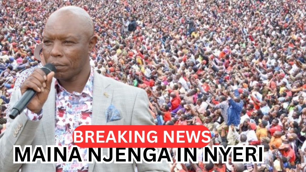 LIVE! DRAMA IN NYERI AS EX MUNGIKI LEADER MAINA NJENGA LEADS MT KENYA PRAYERS FOR END YEAR 2024