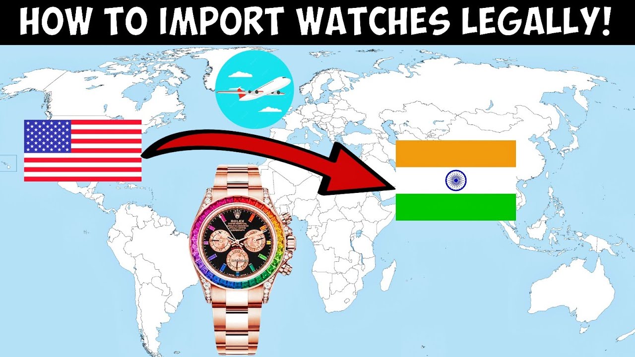 How to LEGALLY IMPORT watches from Amazon US, Ebay, Chrono24 to INDIA!⚡