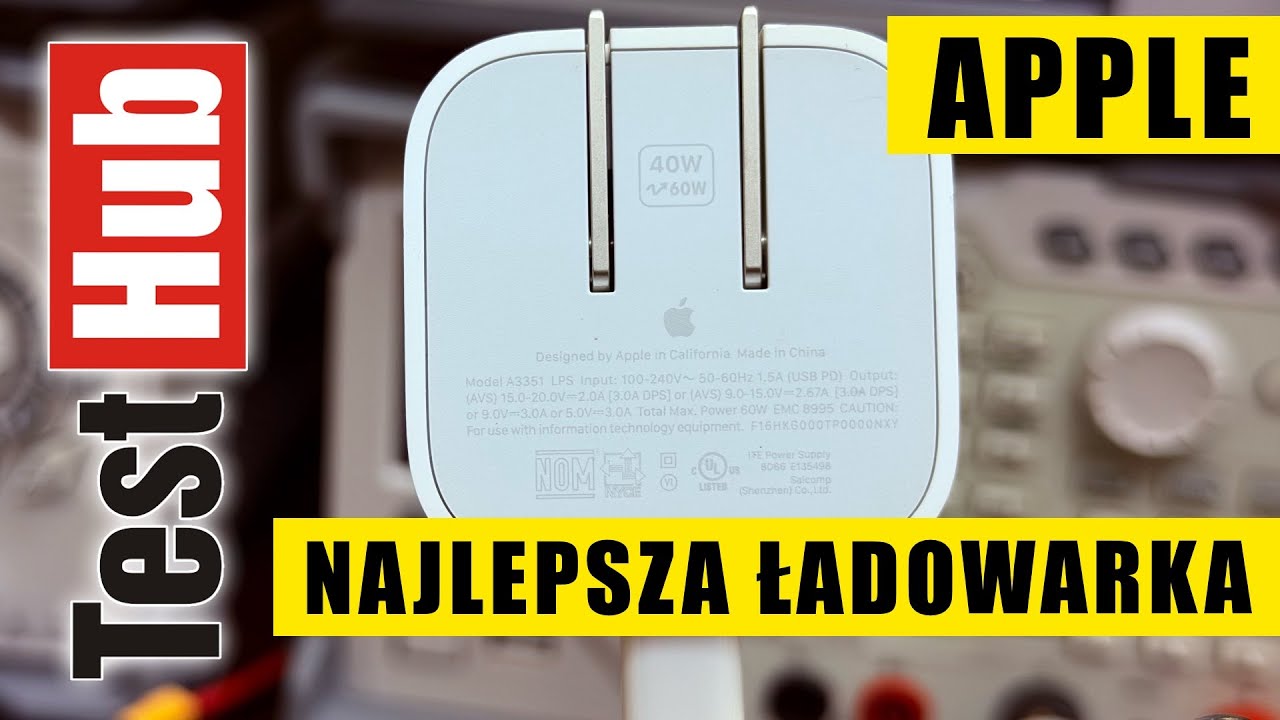 Apple 40W Dynamic Power Adapter with 60W Max A3365 - Test - Review - Recenzja - Prezentacja PL