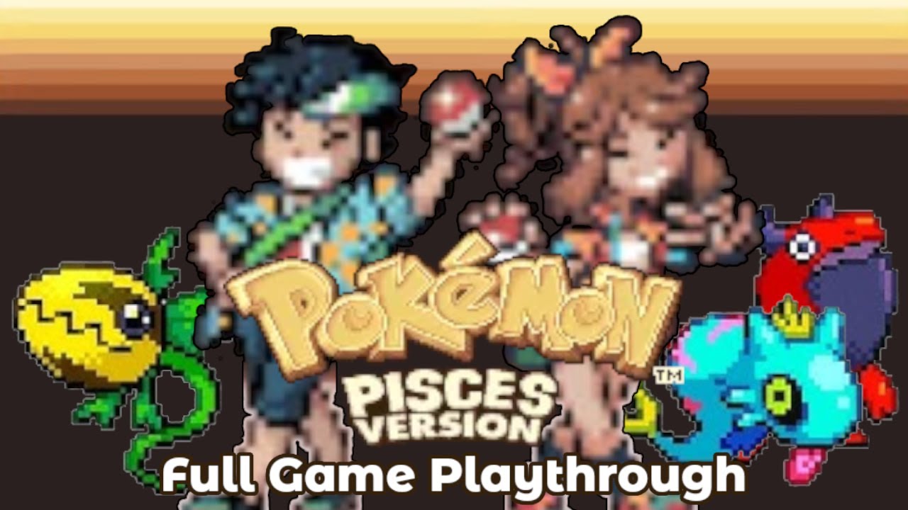 Pokemon Pisces (Rom Hack) | Full Game Playthrough