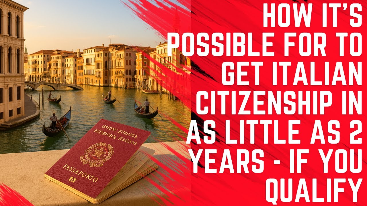 Follow These Exact Steps to Get Italian Citizenship in 2 Years