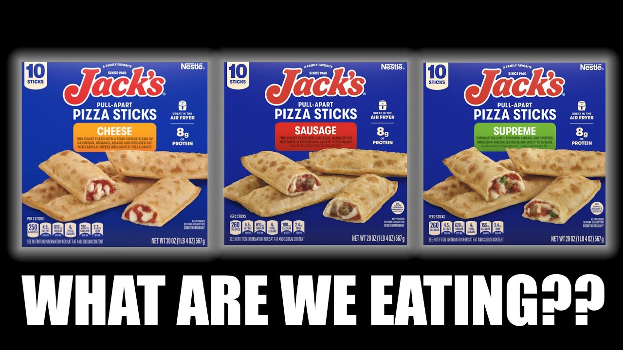 JACK'S Pull-Apart Pizza Sticks - WHAT ARE WE EATING??