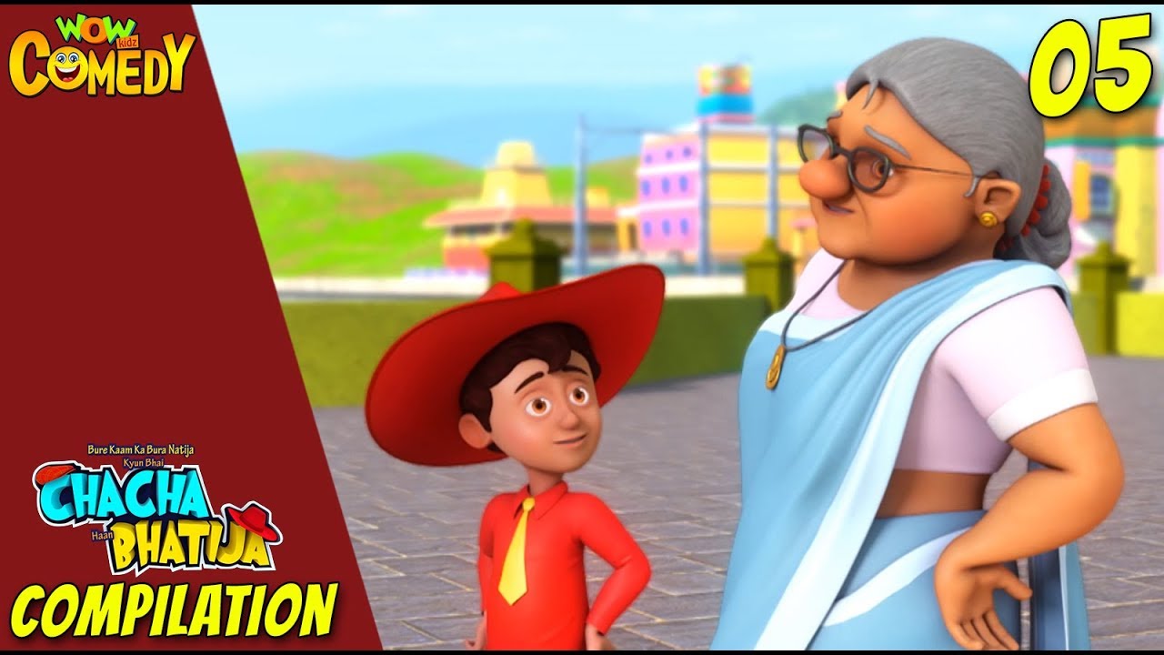 Chacha Bhatija Cartoon in Hindi | New Compilation - 05 | New Cartoons | Wow Kidz Comedy