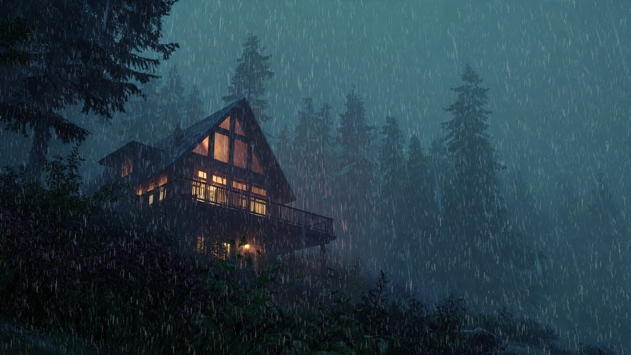 Fall Asleep Fast with Heavy Rain & Thunderstorm