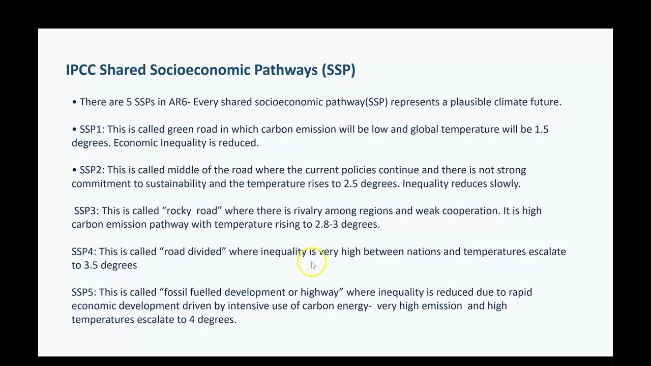 IPCC Transition to Low Carbon Economy path -2