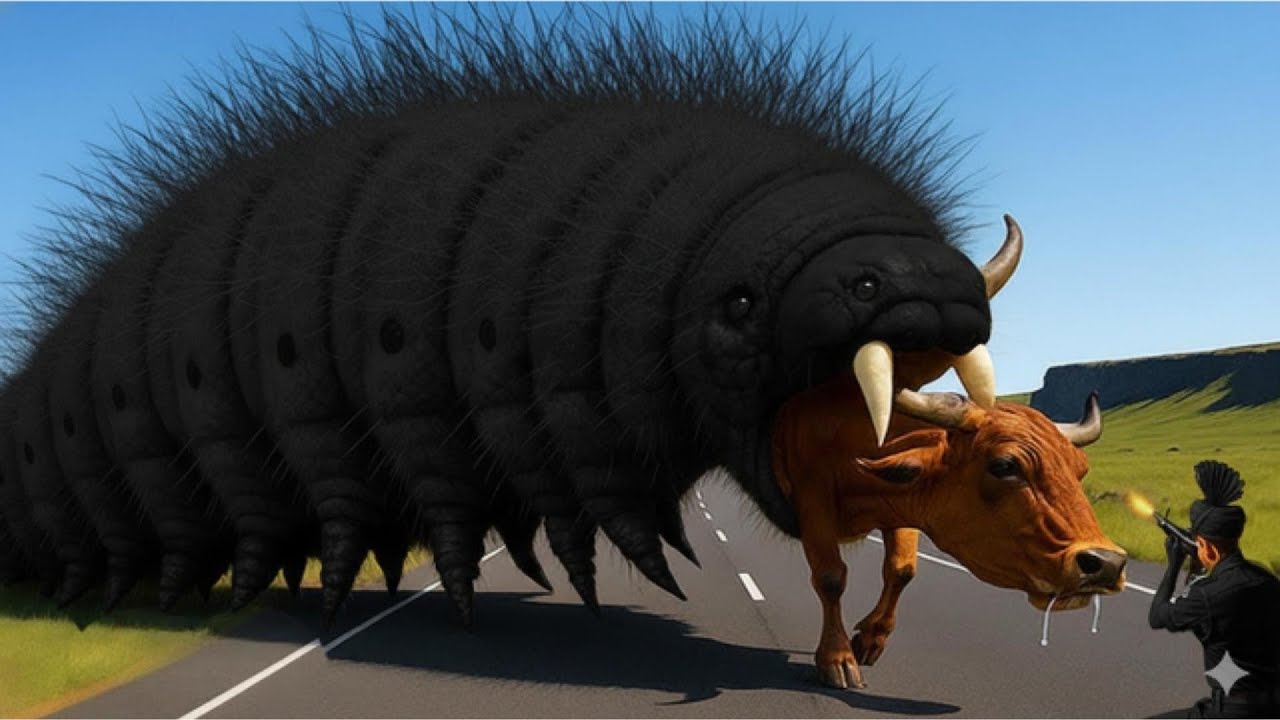 Heroic Rescue Team Saves Greedy Cow from a Giant Bug&rsquo;s Terrifying Attack 🐂